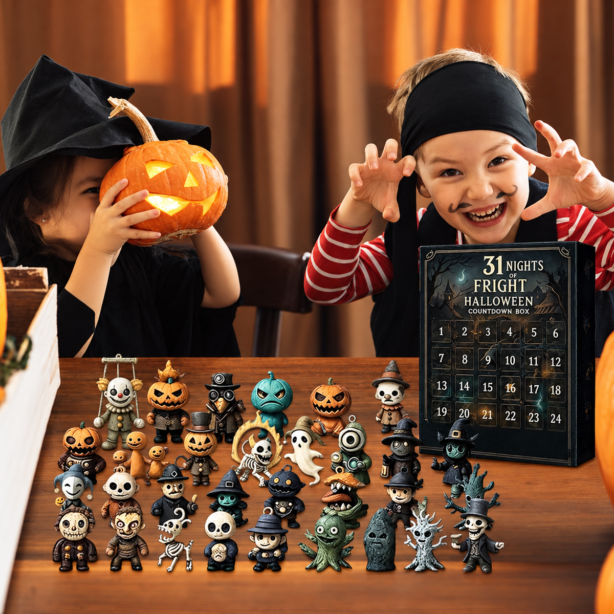 31 Nights of Fright Halloween Countdown Box